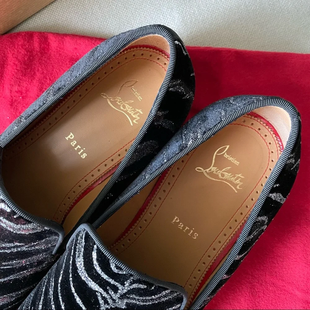 *NWT* Christian Louboutin Colonnaki Velvet Loafer - Picture 5 of 8